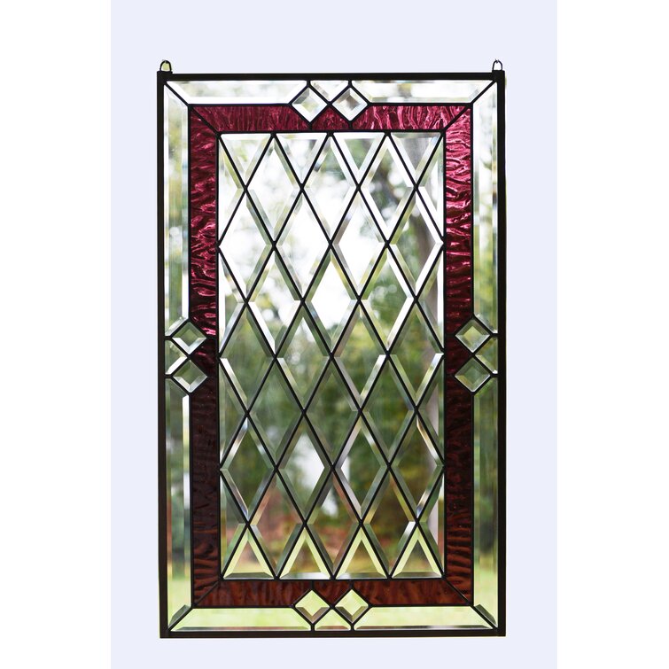 rectangle stained glass design